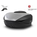 Vrchný kufor SHAD SH59X čierny s hliníkovým krytom