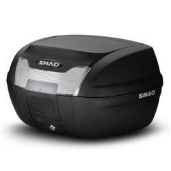 Vrchný kufor SHAD SH40 čierny