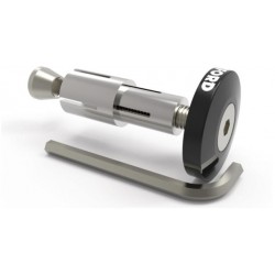 Závažie riadidiel Bar Ends 2 s kónusom pre vnútorný priemer 13 a 18 mm (vonkajší 22 a 28,6 mm), OXFORD (čierne, pár)