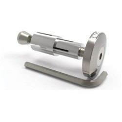 Závaží řídítek Bar Ends 2 s konusem pro vnitřní průměr 13 a 18 mm (vnější 22 a 28,6 mm), OXFORD (stříbrné, pár)