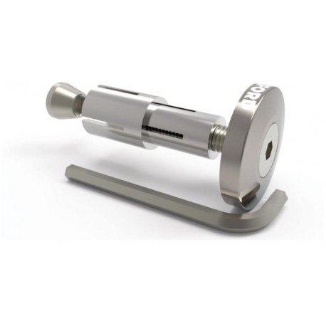 Závaží řídítek Bar Ends 2 s konusem pro vnitřní průměr 13 a 18 mm (vnější 22 a 28,6 mm), OXFORD (stříbrné, pár)