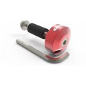 Závažie riadidiel Bar Ends 1 s redukciou pre vnútorný priemer 13 a 18 mm (vonkajší 22 a 28,6 mm), OXFORD (červený elox, pár)