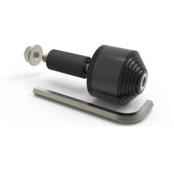 Závažie riadidiel Carb Ends 2 s redukciou pre vnútorný priemer 13 a 18 mm (vonkajší 22 a 28,6 mm), OXFORD (čierne, pár)