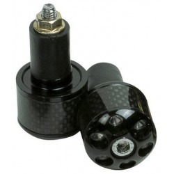 Závaží řídítek Carb Ends 1 s redukcí pro vnitřní průměr 18 mm (vnější 28,6 mm), OXFORD (černé, pár)