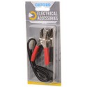 Prodloužený kabel s klipy typu "krokodýl", OXFORD (konektor standard, délka kabelu 0,5 m)