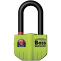 Zámok kotúčovej brzdy Boss Alarm, OXFORD (integrovaný alarm, priemer čapu 14 mm, žltý)