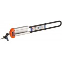 Zámok na snežné skútre SNOWBOSS SSF, OXFORD (oranžová, sada vr. držiaka na zámok, priemer čapu 15 mm, pre š. pásu do 520 mm)