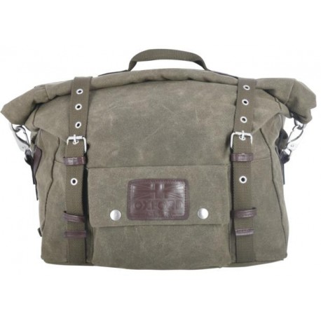 Boční brašny na motocykl Heritage, OXFORD (zelené khaki, objem 40 l, pár)