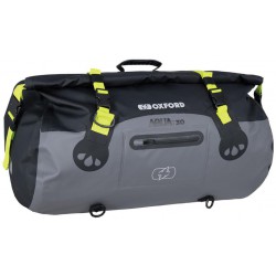 Vodotesný vak Aqua T-30 Roll Bag, OXFORD (čierny/sivý/žltý fluo, objem 30 l)