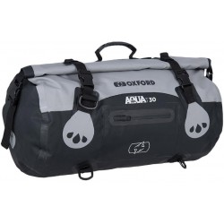 Vodotesný vak Aqua T-30 Roll Bag, OXFORD (sivý/čierny, objem 30 l)