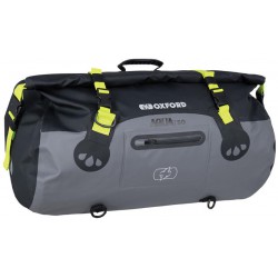 Vodotesný vak Aqua T-50 Roll Bag, OXFORD (čierny/sivý/žltý fluo, objem 50 l)