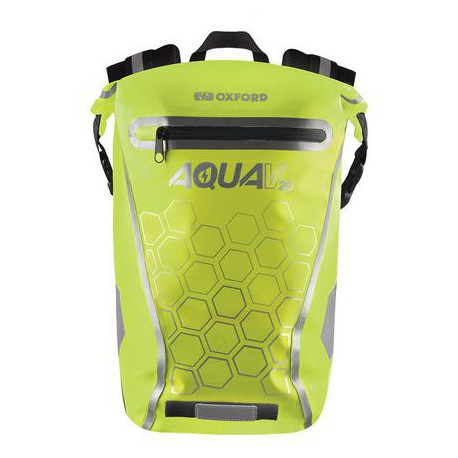 Vodotěsný batoh AQUA V20, OXFORD (žlutá fluo, objem 20 L)