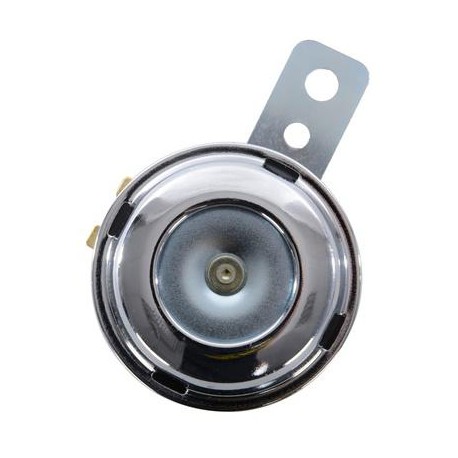 Klakson 12V, 100dB, průměr 70 mm, OXFORD (chrom)