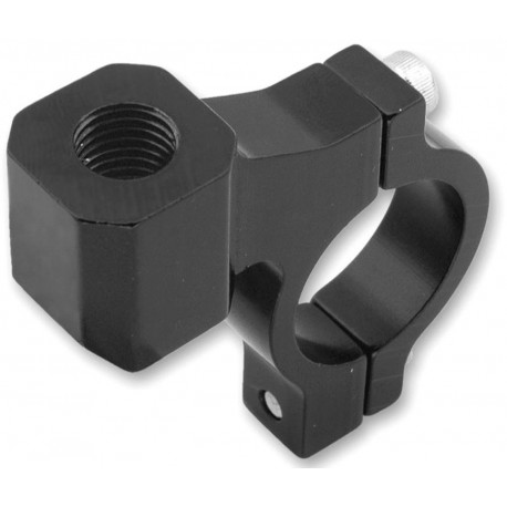 CNC adaptér zpětného zrcátka M8/1,25 pravý závit (22,2 mm průměr) (černý)
