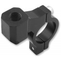CNC adaptér spätného zrkadla M8/1,25 ľavý závit (22,2 mm priemer) (čierny)