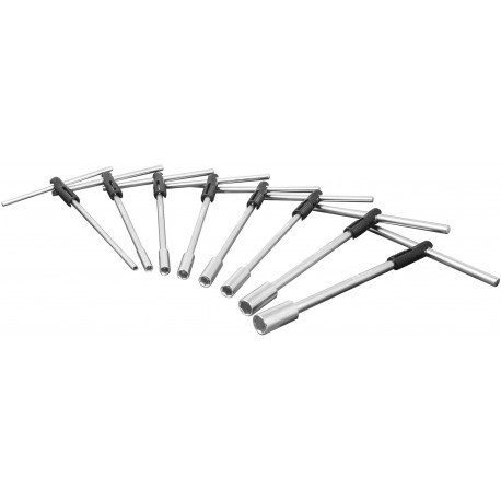 Sada 8x T- klíčů délka 300 mm (6,8,10,12,13,14,17,19), BIKESERVICE