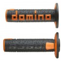 Gripy A360 (offroad) délka 120 mm, DOMINO (černo-oranžové)