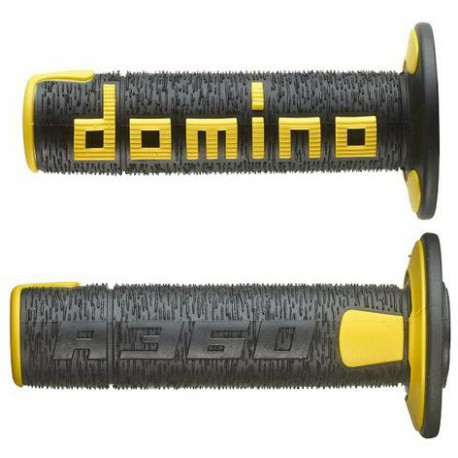 Gripy A360 (offroad) délka 120 mm, DOMINO (černo-žluté)