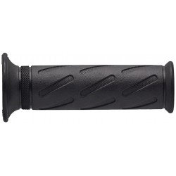 Gripy OEM SUZUKI štýl (road) dĺžka 124/118 mm, DOMINO (čierne)
