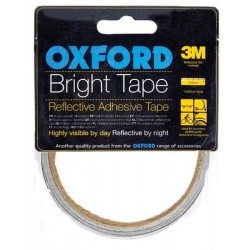 Reflexní samolepící páska Bright Tape, OXFORD (šedá reflexní, délka 4,5 m, šířka 10 mm)