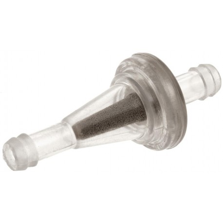 Palivový filtr s kovovou vložkou, Q-TECH (pro vnitřní průměr hadice 5-6 mm)