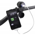 Dvojitá USB zásuvka s uchytením na riadidlá