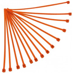 Stahovací páska 280x4,8 mm, RTECH (oranžová, 100 ks)