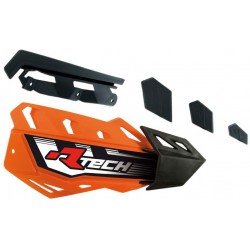 Plasty krytů páček FLX / FLX ALU / FLX ATV, RTECH (oranžovo-černé, pár)