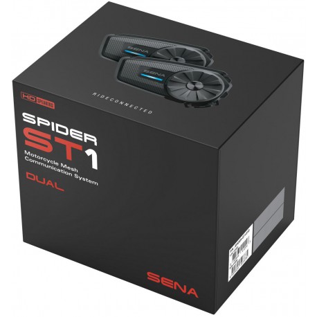 Mesh handsfree headset Spider ST1 (dosah 2 km), SENA (sada 2 jednotek)