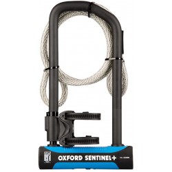 Zámok U profil SENTINEL PRE DUO, OXFORD (177 x 320 mm, vrátane lanka 1,2 m/12 mm)