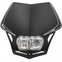 UNI predná maska vrátane svetla V-Face FULL LED, RTECH (čierna)
