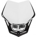 UNI predná maska vrátane svetla V-Face FULL LED, RTECH (biela/čierna)