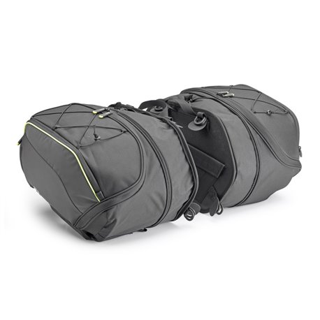 EA127 boční brašny GIVI, černé, rozšiřitelné, objem max. 30 l., (základní řada EASY)