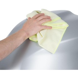 Utěrka z mikrovlákna WAFFLE DRYING TOWEL určená pro sušení a otírání povrchů, OXFORD (80 x 40 cm, žlutá)