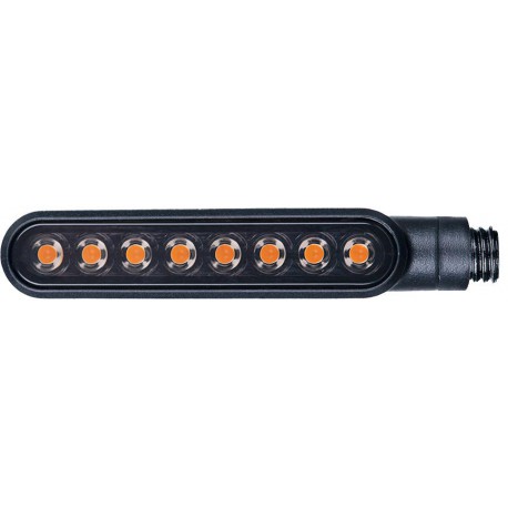 Sekvenční LED blinkry NIGHTFIGHTER, OXFORD (kouřové sklo, sada vč. odporů, pár)