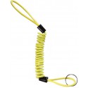 Připomínač kotoučového zámku MINDER CABLE, OXFORD (reflexní žlutý, průměr lanka 4 mm, 1 ks, balený sáčku se zdrhovadlem)