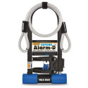 Zámok U profil ALARM-D MAX DUO, OXFORD (integrovaný alarm, 306 mm x 173 mm, priemer čapu 14 mm)