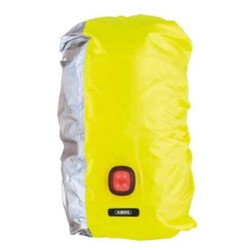 Nepromokavá pláštěnka pro batohy s LED světlem, ABUS