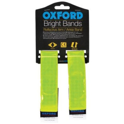 Reflexné pásky Bright Bands na suchý zips, OXFORD (žltá fluo, pár)