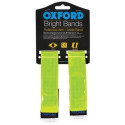 Reflexní pásky Bright Bands na suchý zip, OXFORD (žlutá fluo, pár)