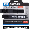 Zavazadlové popruhy Atlas B-Clip, 2 ks, OXFORD (šedá, 26mm x 1,2m)