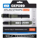 Zavazadlové popruhy Atlas B-Clip, OXFORD (zelená, 17mm x 1,2m)