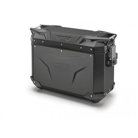 OBKE37BL černý levý kufr GIVI Trekker Outback EVO hliníkový (Monokey boční), objem 37 ltr.
