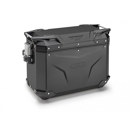 OBKE48BL černý levý kufr GIVI Trekker Outback EVO hliníkový (Monokey boční), objem 48 ltr.