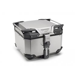 OBKE42A stříbrný horní kufr GIVI Trekker Outback EVO hliníkový (Monokey topcase), objem 42 ltr.