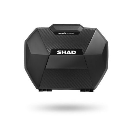 Boční moto kufry SHAD SH38X černé / karbon