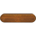 Odrazka obdélníková, Q-TECH (oranžová, 95 x 23 mm)