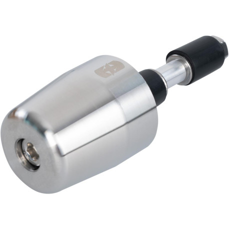 Závaží řídítek BAR END s redukcí pro vnitřní průměr 13 a 18 mm (vnější 22 a 28,6 mm), OXFORD (stříbrné, pár)