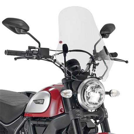 Kappa 7407AK plexi Ducati Scrambler 400 2016 - 2019