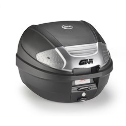 E 300NT2 TECH kufr GIVI černý, čiré odrazky, nové zavírání (Monolock s plotnou), objem 30 ltr.